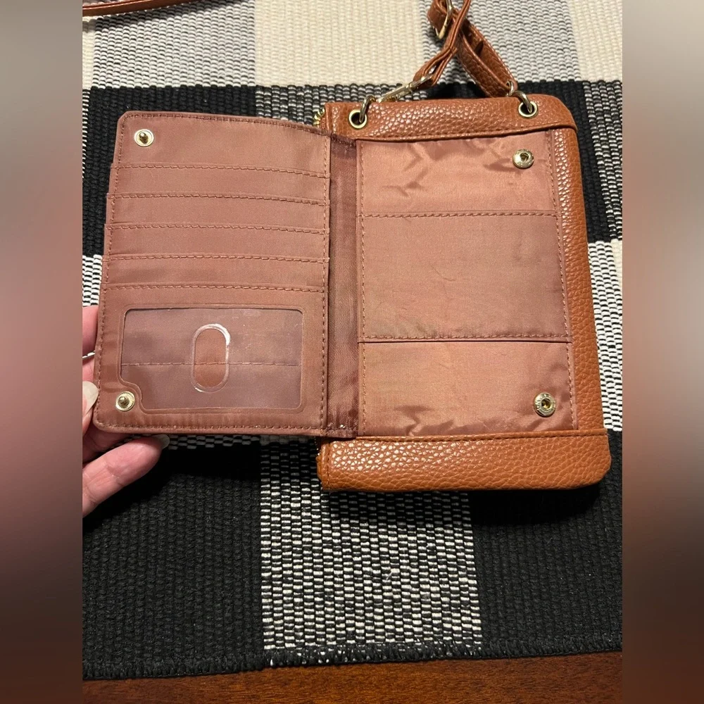 Vegan‎ Crossbody Brown Small Purse